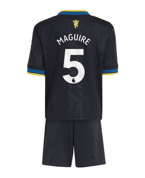Günstige Manchester United Harry Maguire #5 3rd trikot Kinder 2025-26 Kurzarm (+ Kurze Hosen) Günstige Manchester United Harry Maguire #5 3rd trikot Kinder 2025-26 Kurzarm (+ Kurze Hosen)